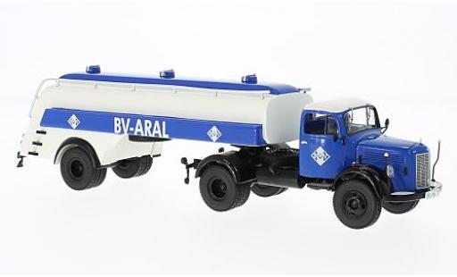Diecast model cars Mercedes L3500 Base ARAL 1960 Tanksattelzug 1/43 Premium ClassiXXs