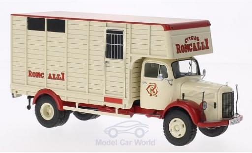 Diecast model cars Mercedes L3500 Base Circus Roncalli Pferdetransporter 1/43 Premium ClassiXXs