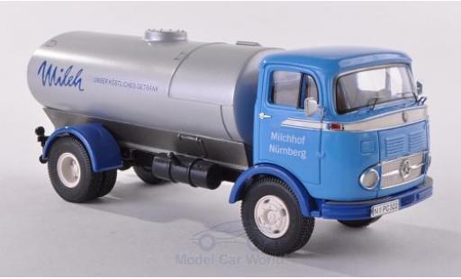 Diecast model cars Mercedes LP 911 Tankwagen blue Milchhof N&Atilde;&frac14;rnberg 1/43 Premium ClassiXXs