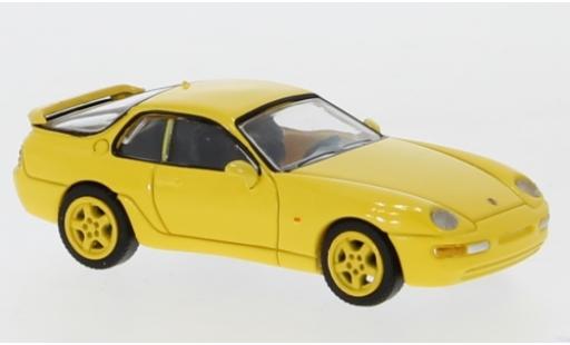 Diecast model cars Porsche 911 Base yellow 1991 1/87 Premium ClassiXXs