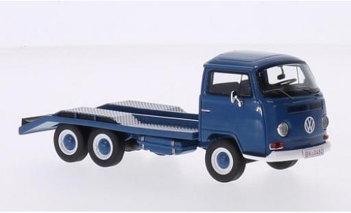 Diecast model cars Volkswagen T2 A Autotransporter blue 1/43 Premium ClassiXXs