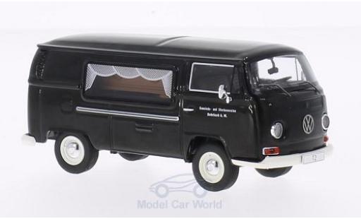 Diecast model cars Volkswagen T2 A van black Gemeinde- and Sterbevereine Rohrbach Bestattungswagen 1/43 Premium ClassiXXs