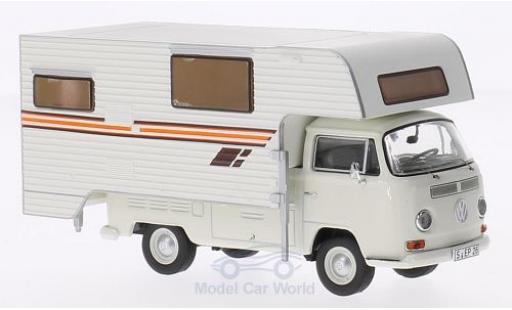 Diecast model cars Volkswagen T2 A flatbed Tischer Camping white/white 1/43 Premium ClassiXXs