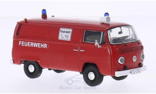 Diecast model cars Volkswagen T2 B van Fire brigade 1/43 Premium ClassiXXs