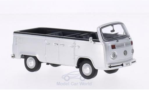Diecast model cars Volkswagen T2 B Open Air Bus grey 1973 1/43 Premium ClassiXXs