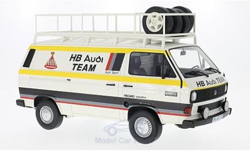 Diecast model cars Volkswagen T3 A HB Audi Team 1980 Van 1/18 Premium ClassiXXs
