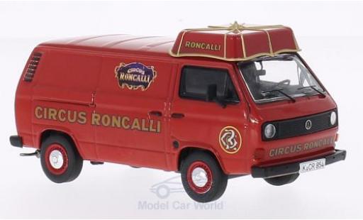 Diecast model cars Volkswagen T3 A Circus Roncalli van with Schirmroof 1/43 Premium ClassiXXs