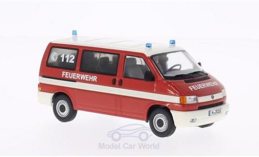 Diecast model cars Volkswagen T4 Base Fire brigade-Bus 1/43 Premium ClassiXXs
