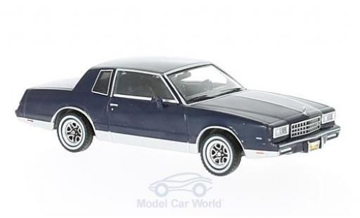 Diecast model cars Chevrolet Monte Carlo Coupe blue 1981 1/43 Premium X