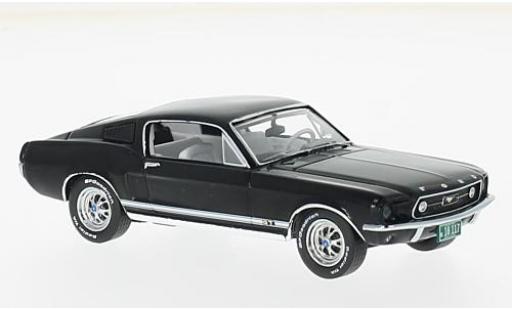Diecast model cars Ford Mustang Fastback GT black 1967 1/43 Premium X