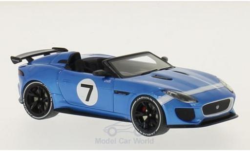 Diecast model cars Jaguar F-Type Project 7 7 blue 2015 1/43 Premium X