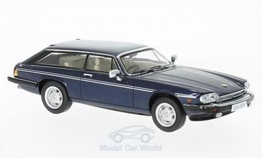 Diecast model cars Jaguar XJS Lynx Eventer metallic blue RHD 1983 1/43 Premium X