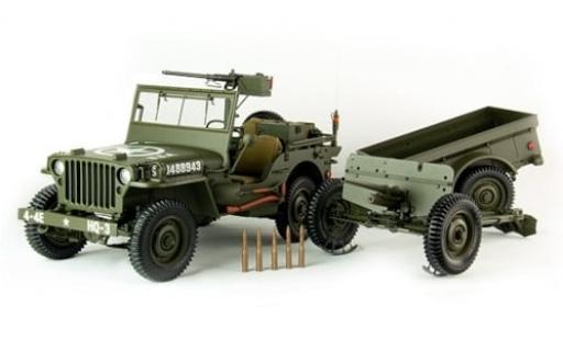 Diecast model cars Jeep Willys Militaire MB olive 1943 1/8 Premium X