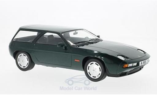 Diecast model cars Porsche 928 1979 S Turbo Estate Artz metallic green 1/18 Premium X