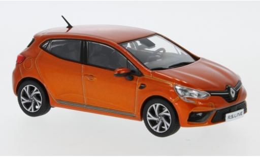 Diecast model cars Renault Clio RS Line metallic orange 2019 1/43 Premium X