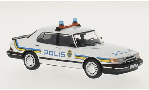 Diecast model cars Saab 900 i Stockholm Polis 1987 1/43 Premium X