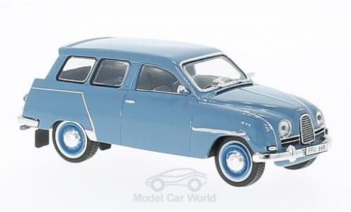 Diecast model cars Saab 95 Base blue 1/43 Premium X