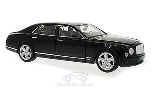 Diecast model cars Bentley Mulsanne berline black 1/18 Rastar