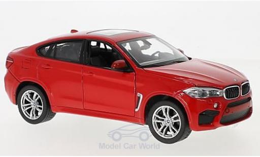 Diecast model cars Bmw X6 M red 1/24 Rastar