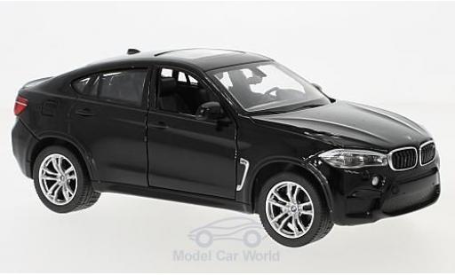 Diecast model cars Bmw X6 M black 1/24 Rastar