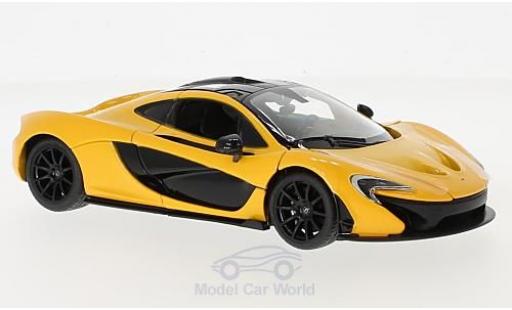 Diecast model cars McLaren P1 Base yellow 1/24 Rastar