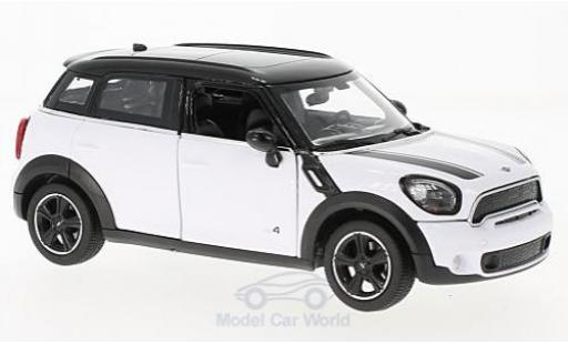 Diecast model cars Mini Cooper S Countryman (R60) white/black 1/24 Rastar
