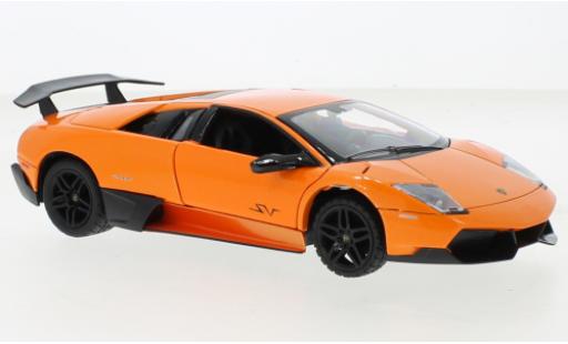 Diecast model cars Lamborghini Murcielago LP670-4 LP 670-4 SV metallise orange 1/24 Rastar
