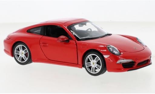 Diecast model cars Porsche 911 Carrera S red 1/24 Rastar