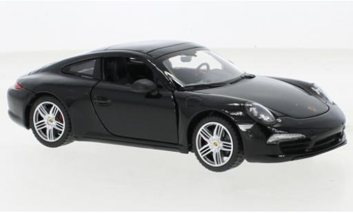 Diecast model cars Porsche 911 Carrera S black 1/24 Rastar