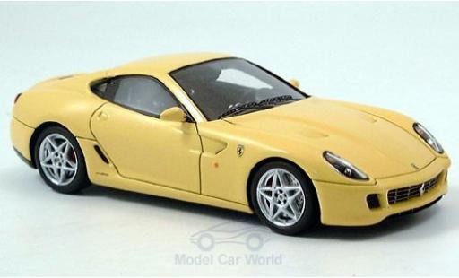 Diecast model cars Ferrari 599 GTB yellow 2006 1/43 Red Line