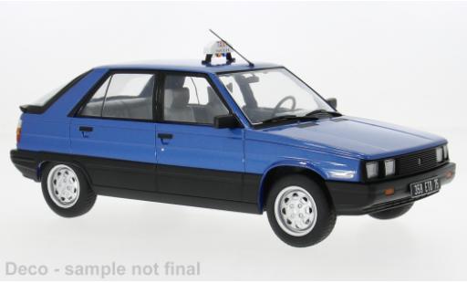 Diecast model cars Renault 11 GTL blue 1985 Taxi (F) 1/18 MCG