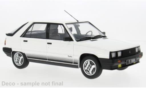 Diecast model cars Renault 11 Turbo white 1985 1/18 MCG