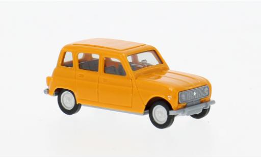Diecast model cars Renault 4 Base orange 1/87 Herpa