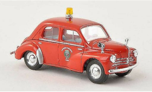 Renault 4CV Base 1/87 Busch Fire brigade Paris (F) 1958 diecast model cars