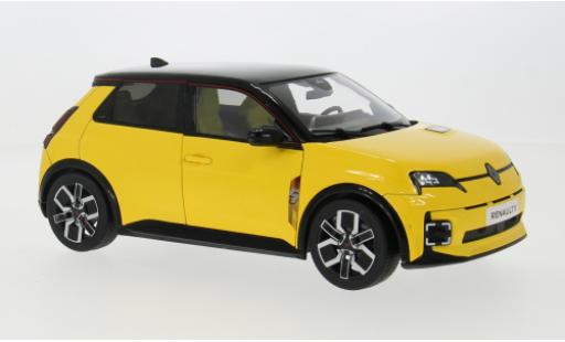 Diecast model cars Renault 5 Base E-Tech 100% yellow 1/18 Norev