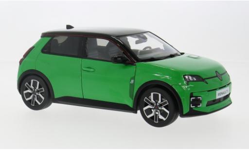 Diecast model cars Renault 5 Base E-Tech 100% green 1/18 Norev
