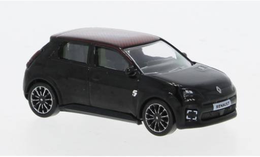 Diecast model cars Renault 5 Base E-Tech 100% black 1/64 Norev
