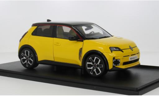 Diecast model cars Renault 5 Base E-Tech yellow 2024 1/18 Solido