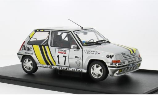 Diecast model cars Renault 5 Phase 2 GT Turbo MK2 #17 1/18 Solido