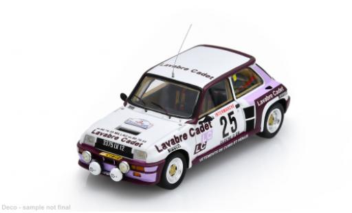 Diecast model cars Renault 5 Turbo Criterium de Touraine 1983 #2 D.Auriol/P.Nouaille 1/43 Spark