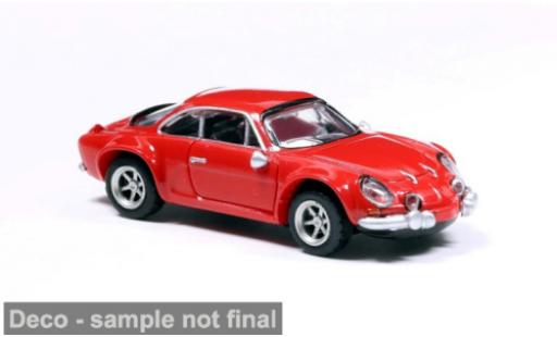 Diecast model cars Alpine A110 rallye Renault red 1970 1/87 Brekina