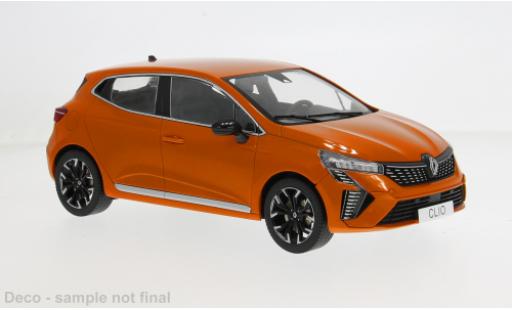 Diecast model cars Renault Clio Base orange 2024 1/18 MCG