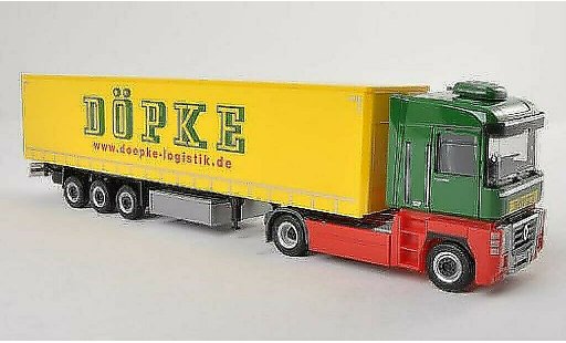 Renault Magnum Base 1/87 Herpa Dopke Spedition Gardinenplanen-SZ diecast model cars