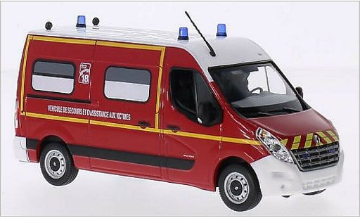 Renault Master Kasten 1/43 Norev van Fire brigade 2011 diecast model cars