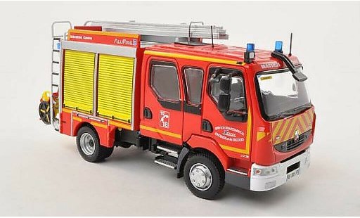 Renault Midlum Base 1/43 Eligor 220 FPTL Camiva Alufire3 Sevice Departemental Yonne Fire brigade (F) diecast model cars