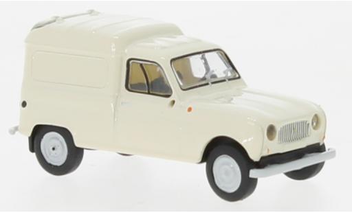 Diecast model cars Renault 4 Fourgonnette R Fourgonnette beige 1961 1/87 Brekina