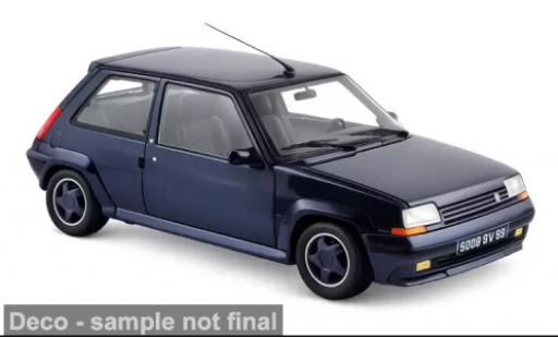 Diecast model cars Renault 5 GT Turbo Turbo Supercinq GT blue 1989 1/18 Norev