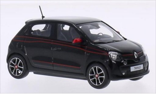Renault Twingo SL Edition One 1/43 Norev black/Dekor 2014 diecast model cars