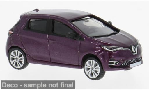 Diecast model cars Renault Zoe Base purple 2019 1/87 PCX87
