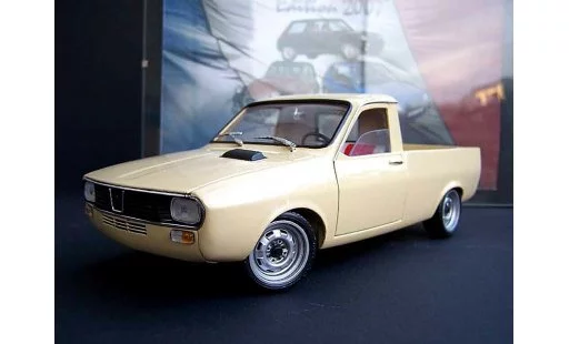 Renault 12 Pick up 1/18 Solido beige diecast model cars